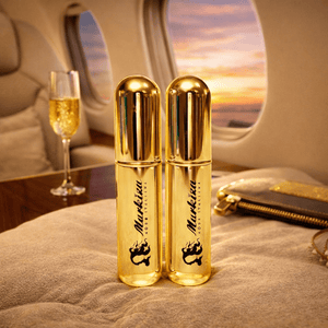 2x Mini dopĺňateľný flakón Gold - Markiza Moda Italiana
