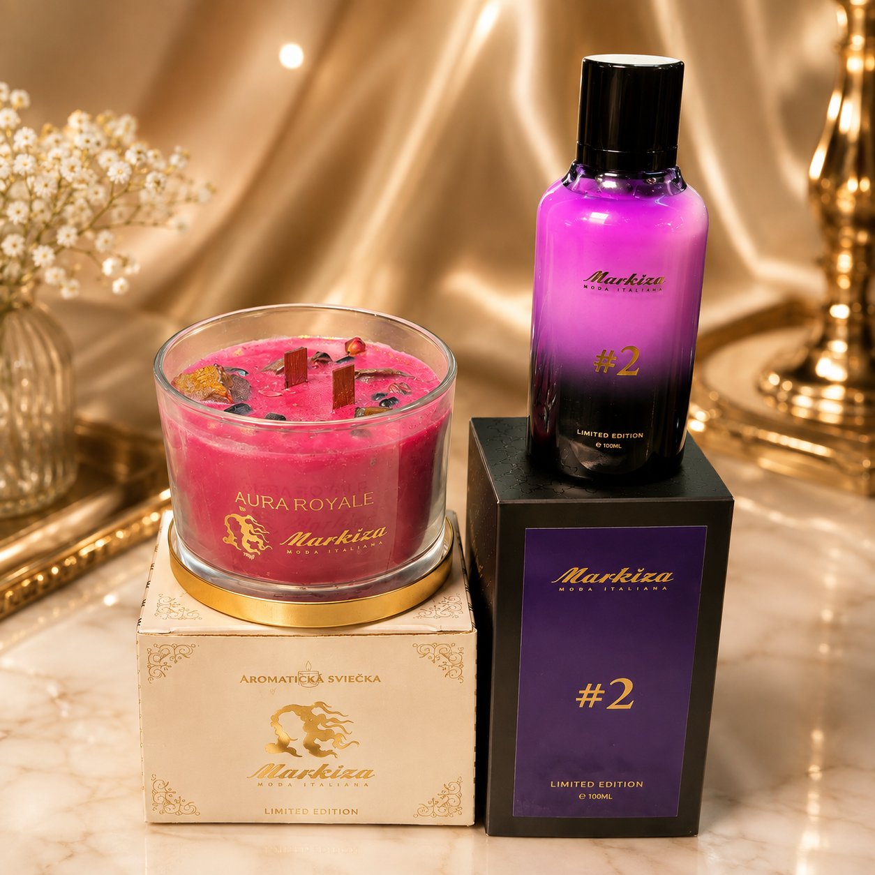 Parfum #2 + Sviečka Aura Royale