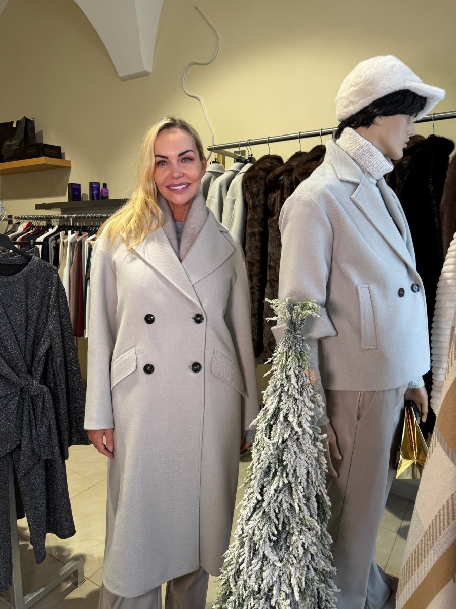 Kabát Grigio - Markiza Moda Italiana