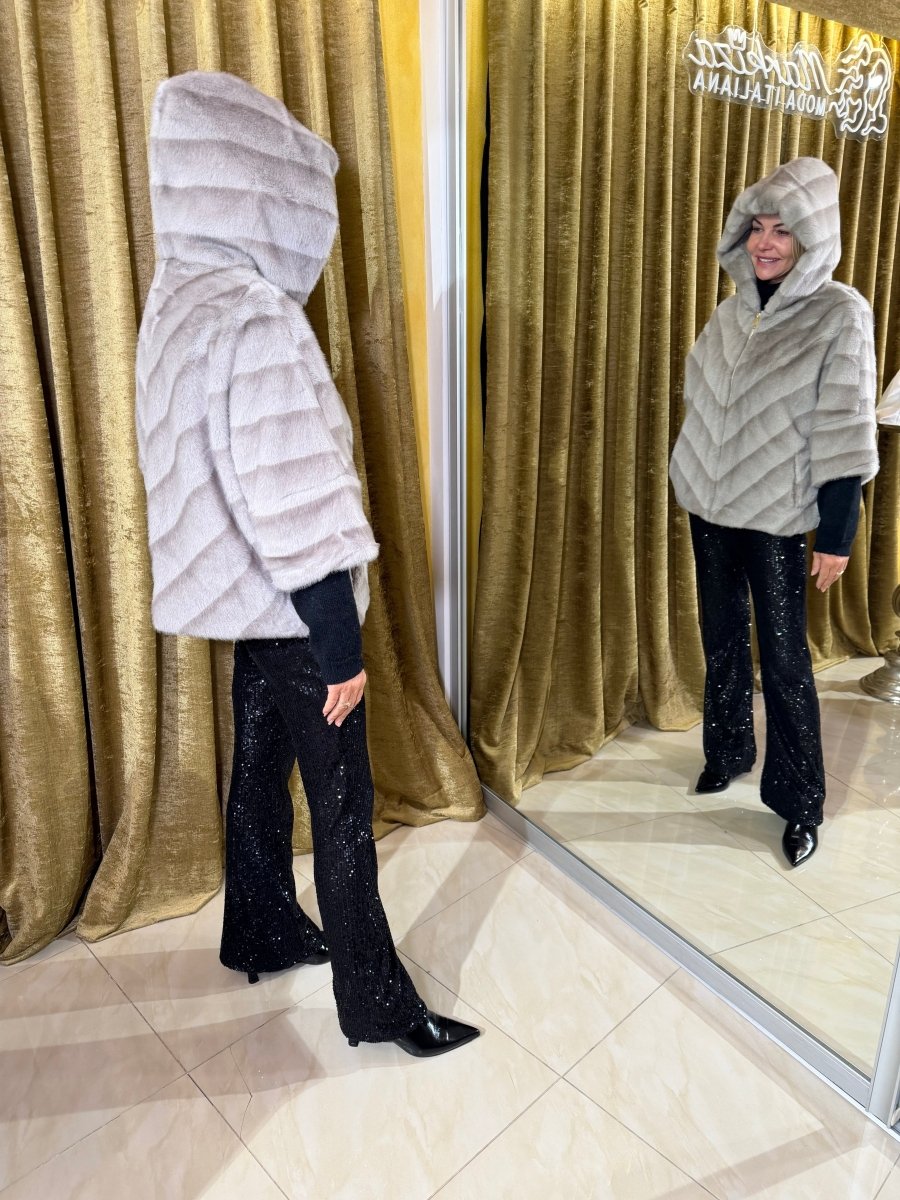 Kožuch Paris s kapuckou - Markiza Moda Italiana