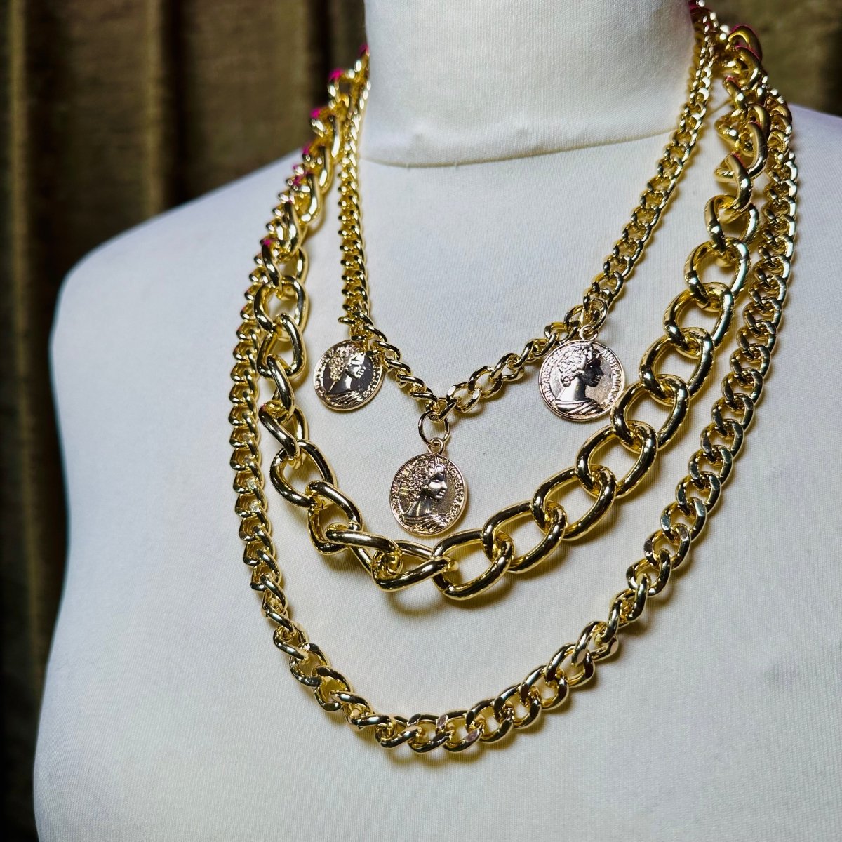 Náhrdelník Gold - Markiza Moda Italiana