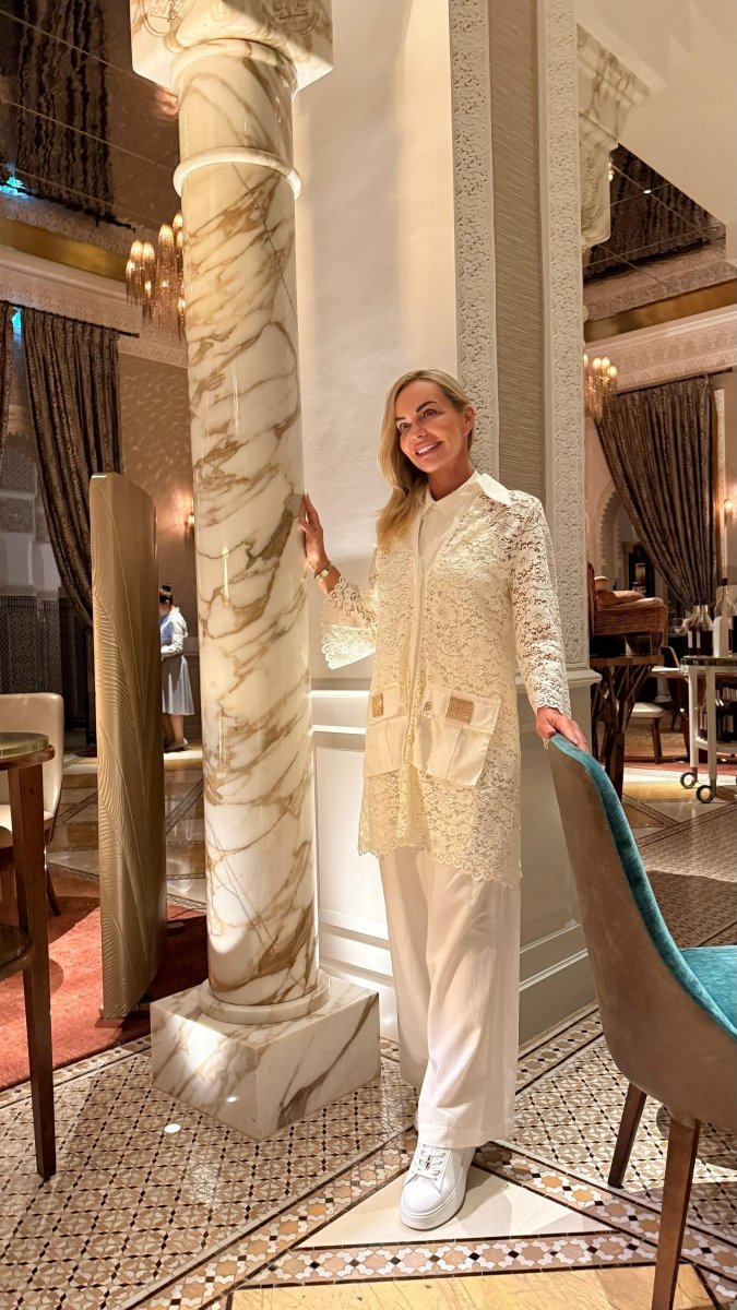 Nohavice Bianco - Markiza Moda Italiana