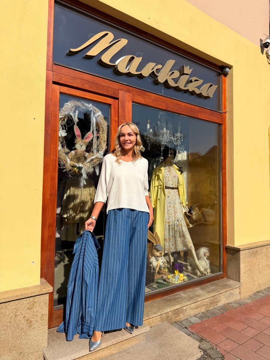 Nohavice Jeans - Markiza Moda Italiana
