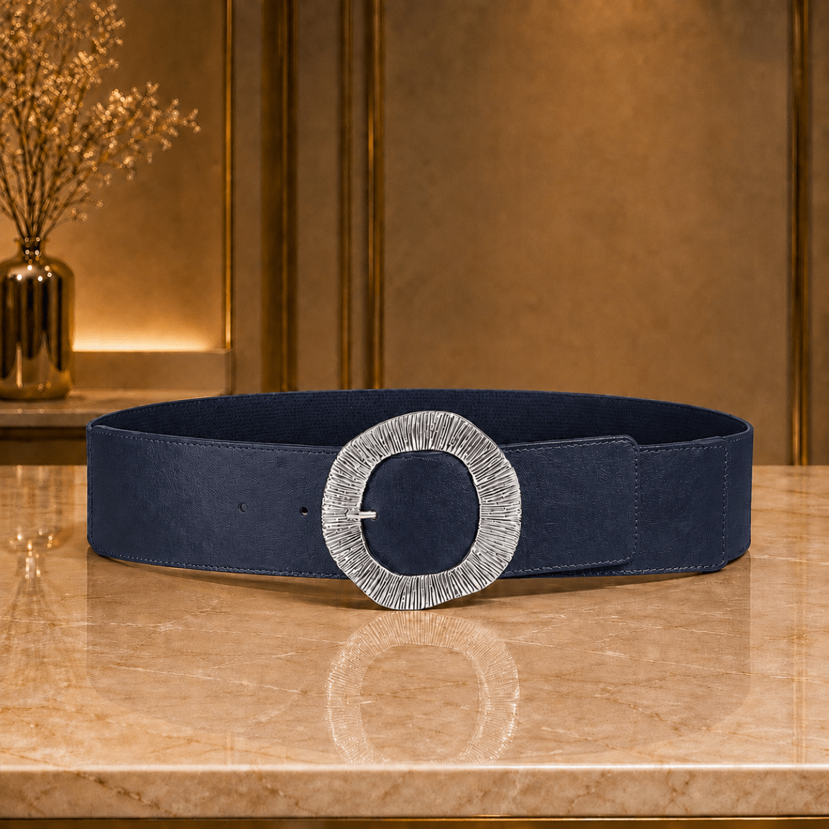 Opasok so striebornou prackou - Markiza Moda Italiana