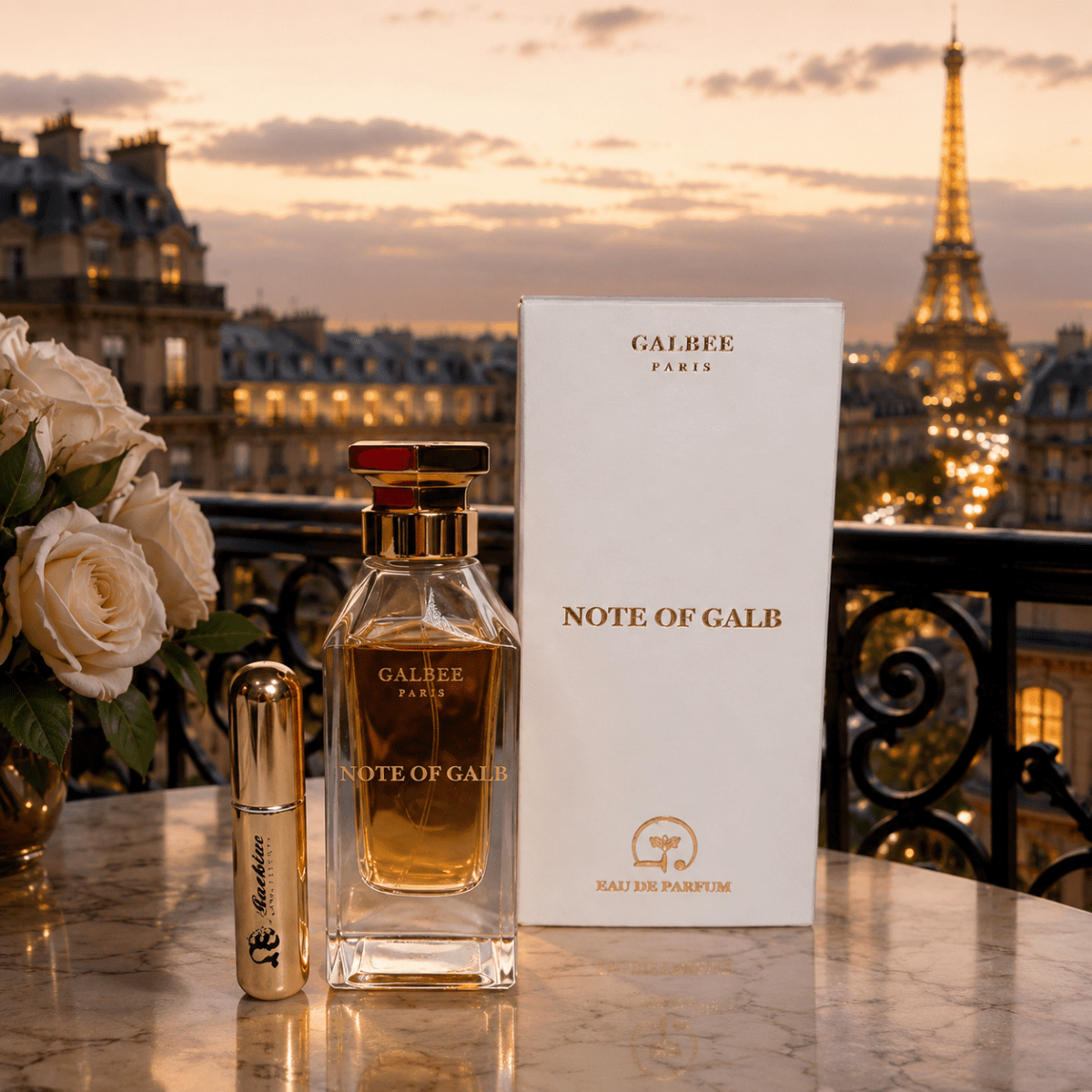 Parfum Note of Galb - Galbee + 1 Zlatý Mini Flakón - Markiza Moda Italiana