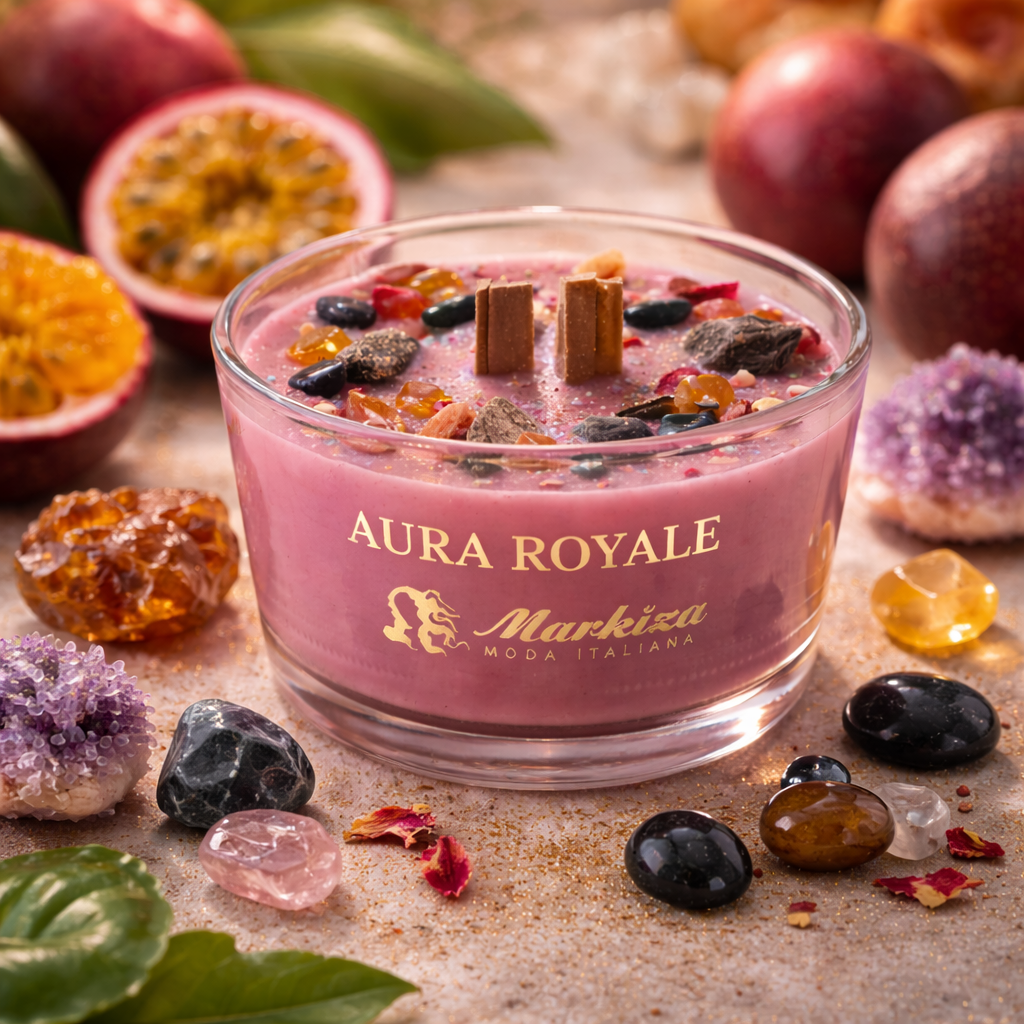 Predpredaj: Sviečka Aura Royale - Markiza Moda Italiana