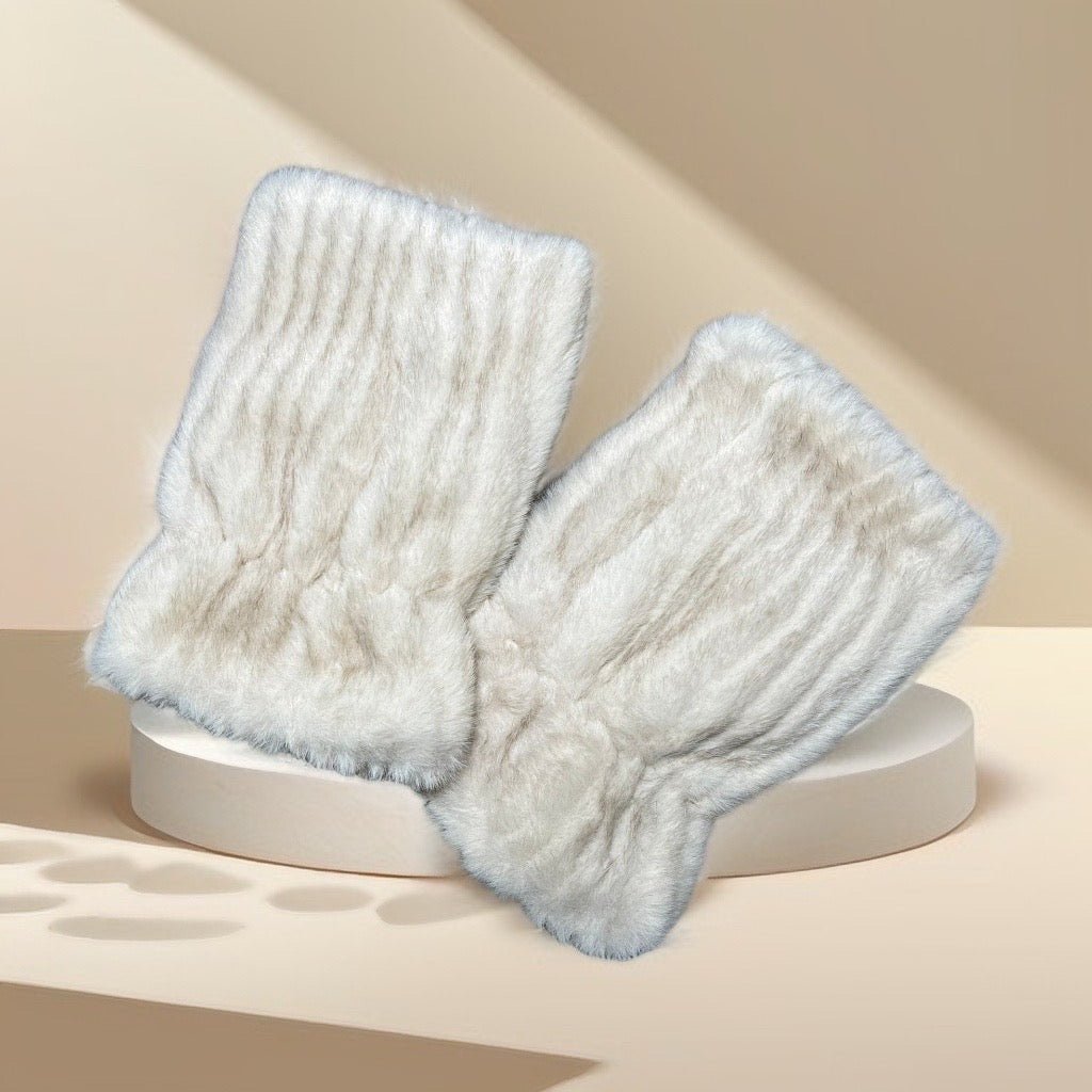 Rukavice bez prstov kožušinové - Markiza Moda Italiana