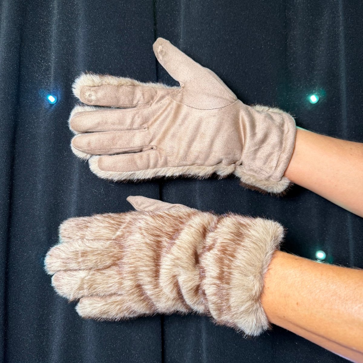 Rukavice kožušinové - Markiza Moda Italiana