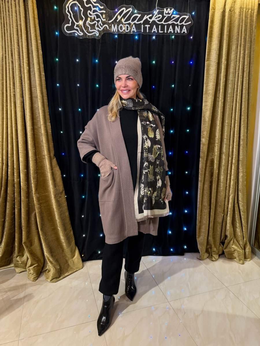 Šál Mačička - Markiza Moda Italiana