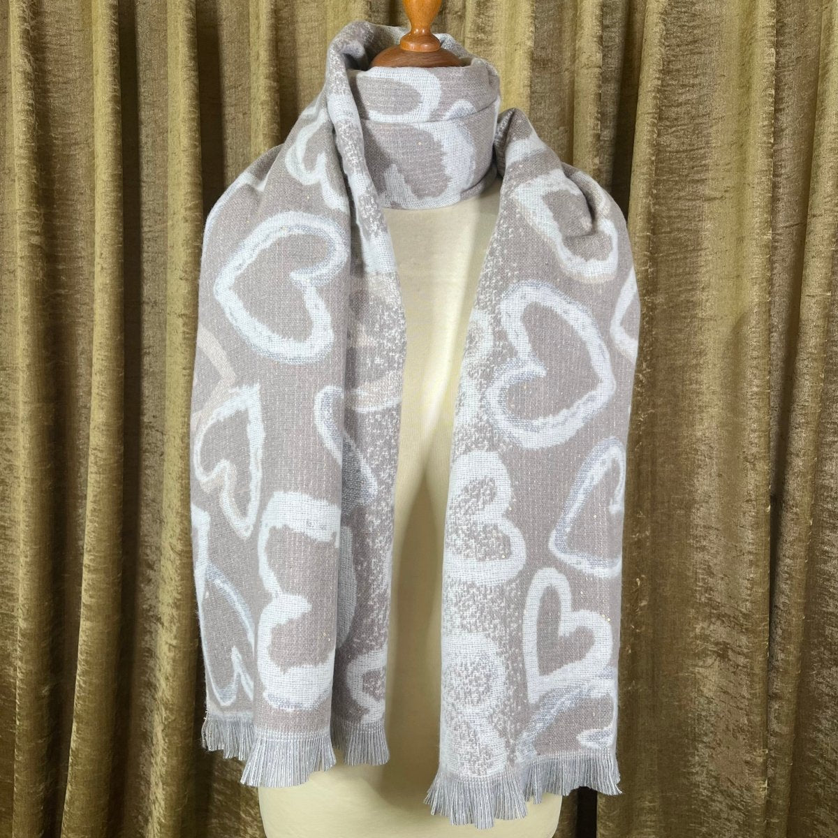 Šál srdiečko - Markiza Moda Italiana