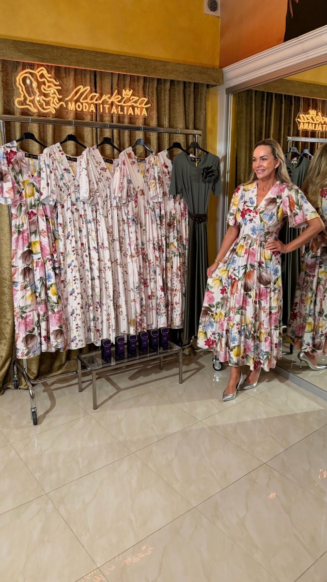 Šaty Florencia + parfumovaný krém 2 + náramok Cartier - Markiza Moda Italiana
