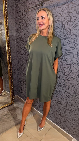 Šaty Soft + rukávniky a brošňa - Markiza Moda Italiana