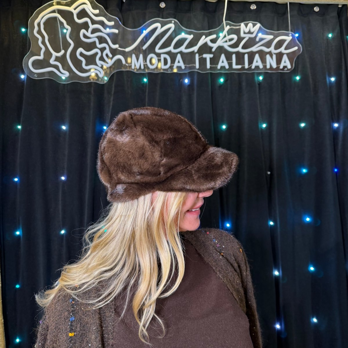 Šiltovka kožušinová - Markiza Moda Italiana