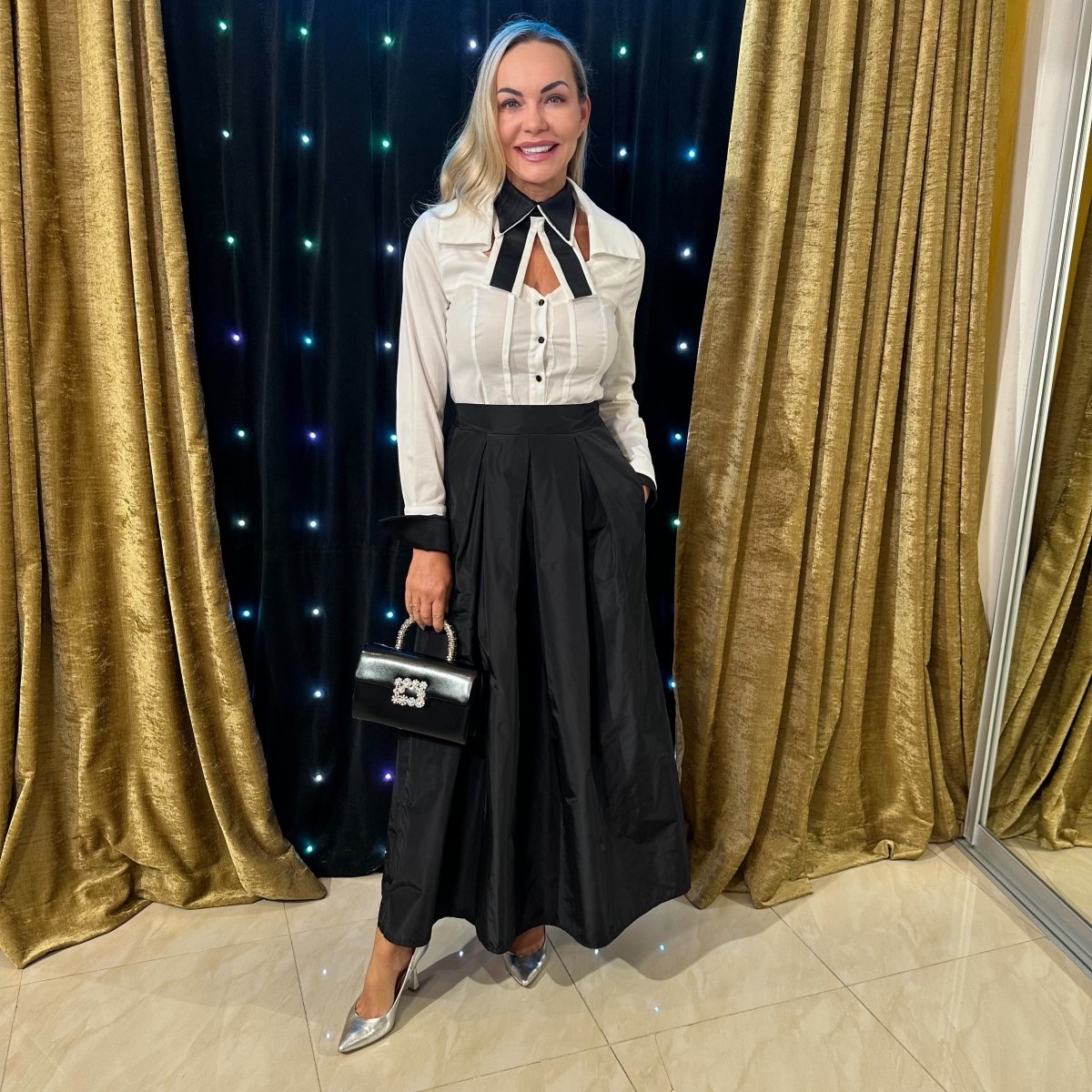 Sukňa šušťáková - Markiza Moda Italiana