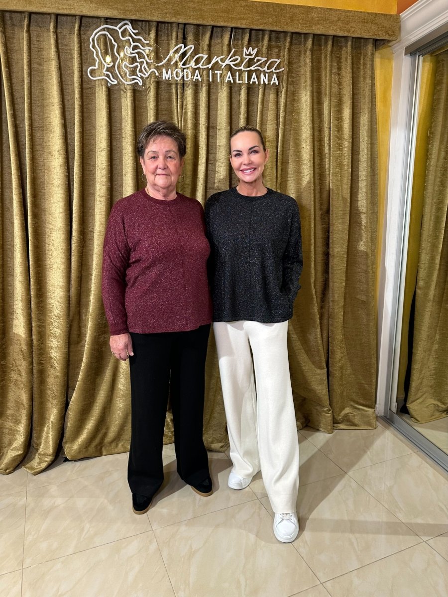 Sveter Lurex Comfort - Markiza Moda Italiana