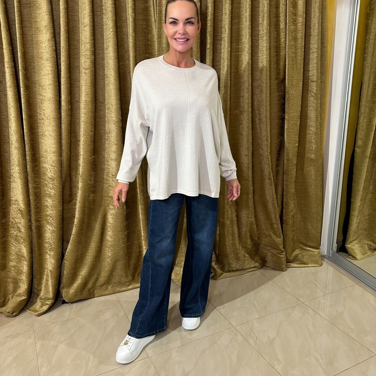 Sveter Lurex Comfort - Markiza Moda Italiana