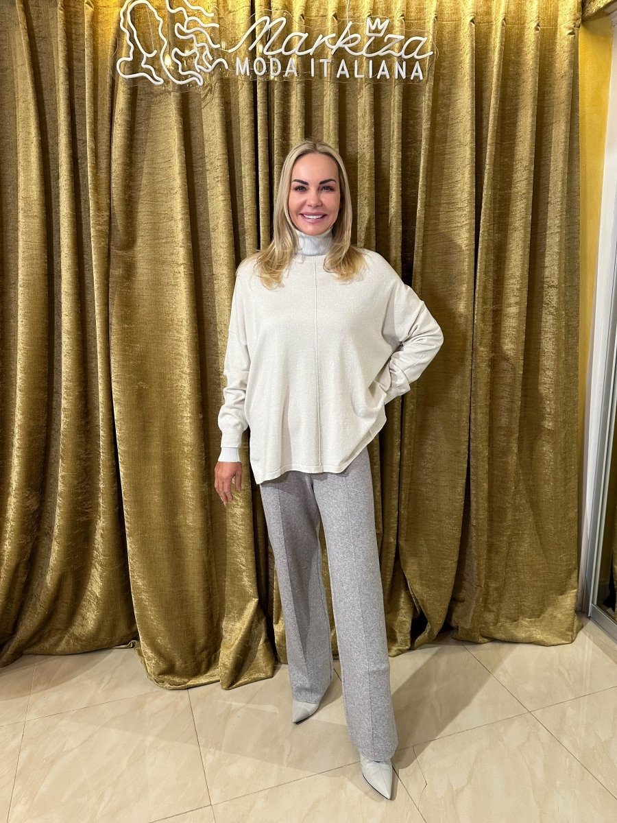 Sveter Lurex Comfort - Markiza Moda Italiana