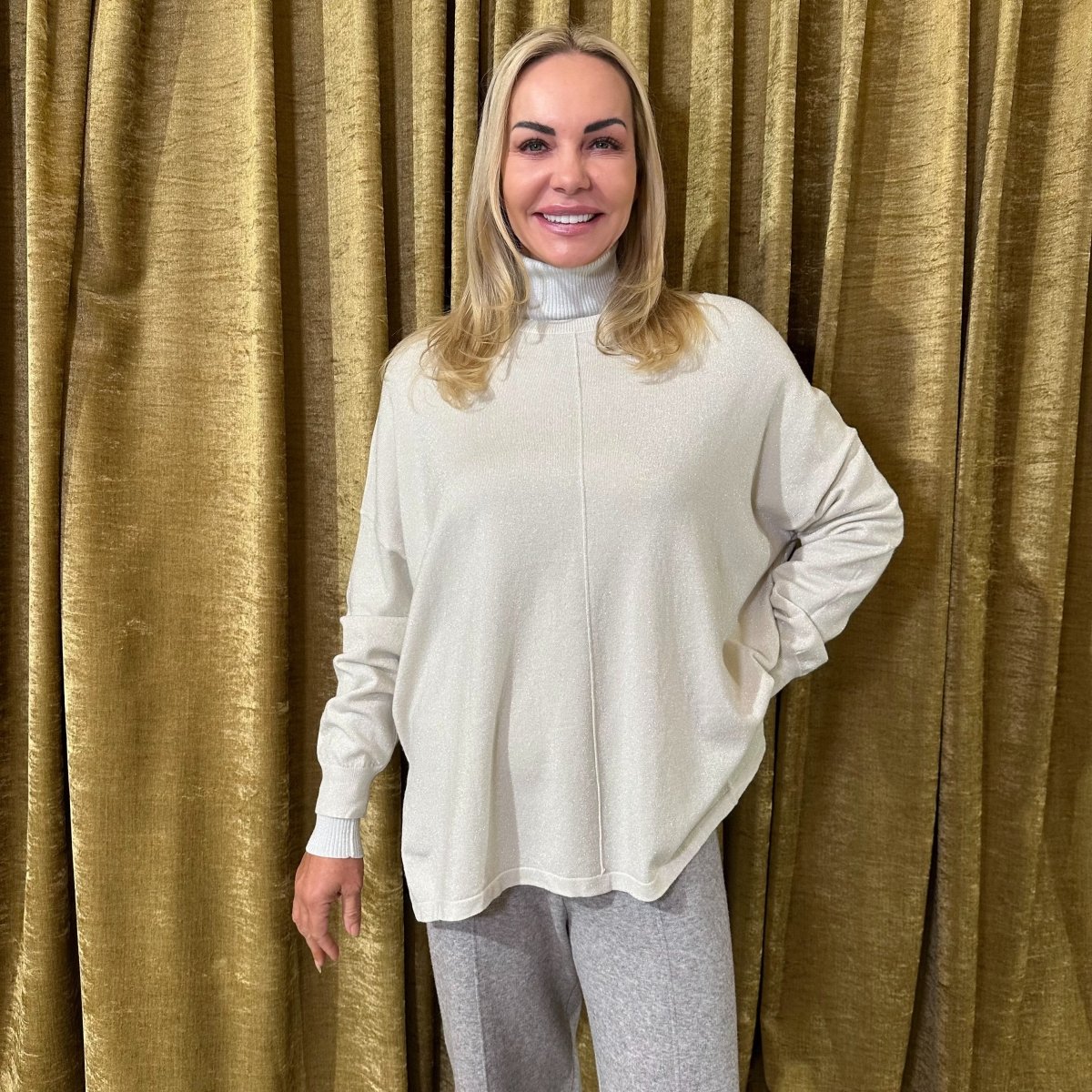 Sveter Lurex Comfort - Markiza Moda Italiana