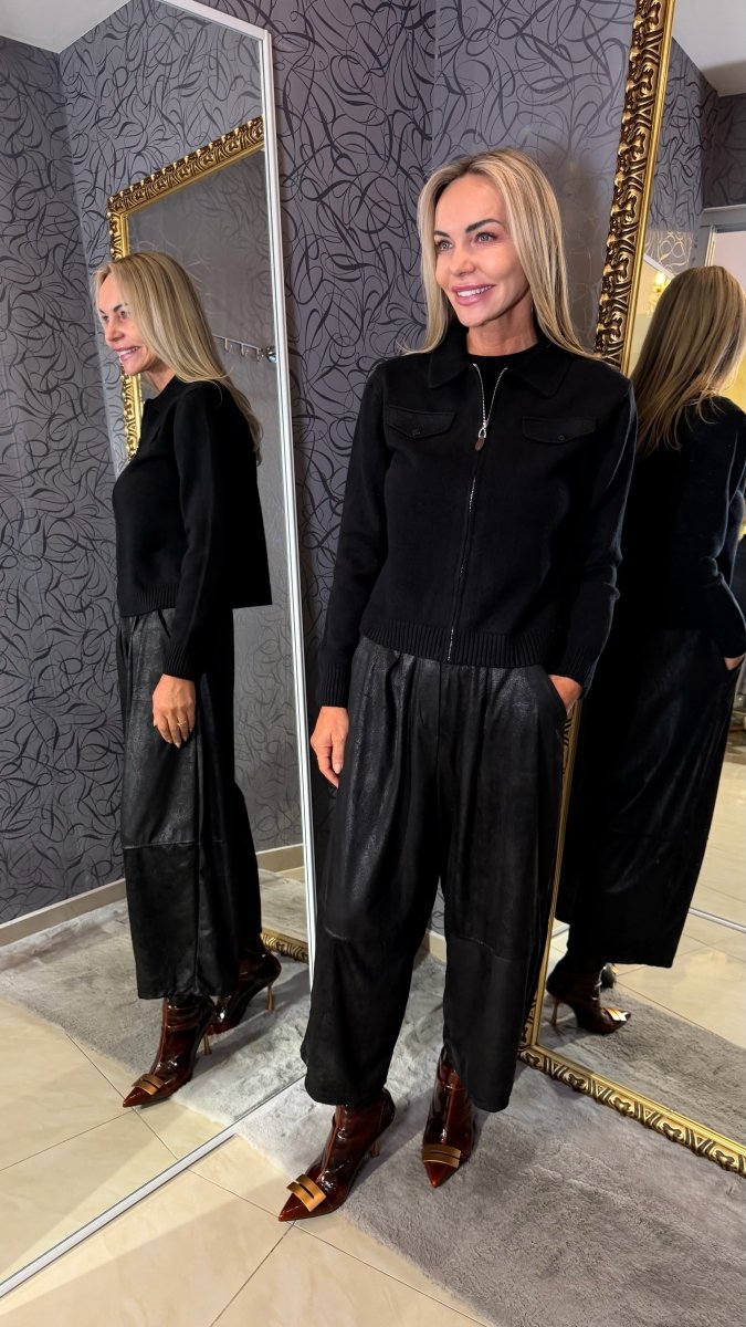 Sveter na zips - Markiza Moda Italiana
