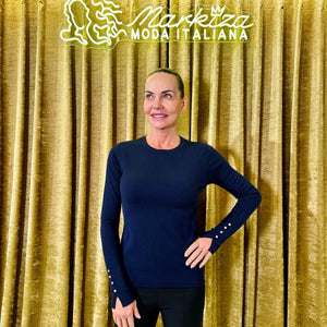 Sveter s gombičkami - Markiza Moda Italiana