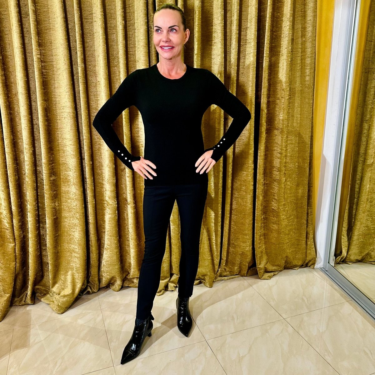 Sveter s gombičkami - Markiza Moda Italiana