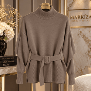 Sveter s opaskom - Markiza Moda Italiana