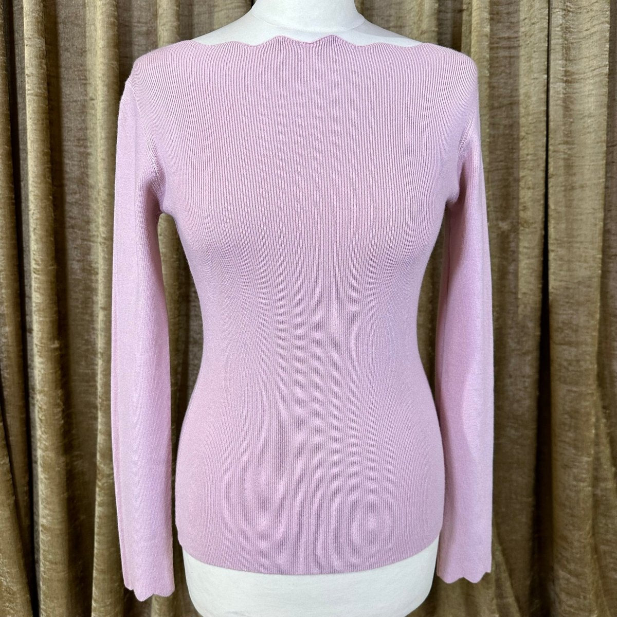 Svetrík oblúčik dlhý rukáv - Markiza Moda Italiana