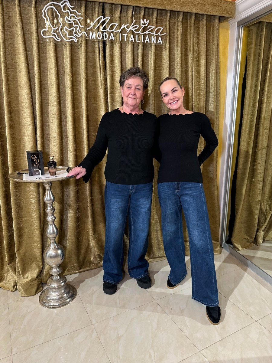 Svetrík oblúčik dlhý rukáv - Markiza Moda Italiana