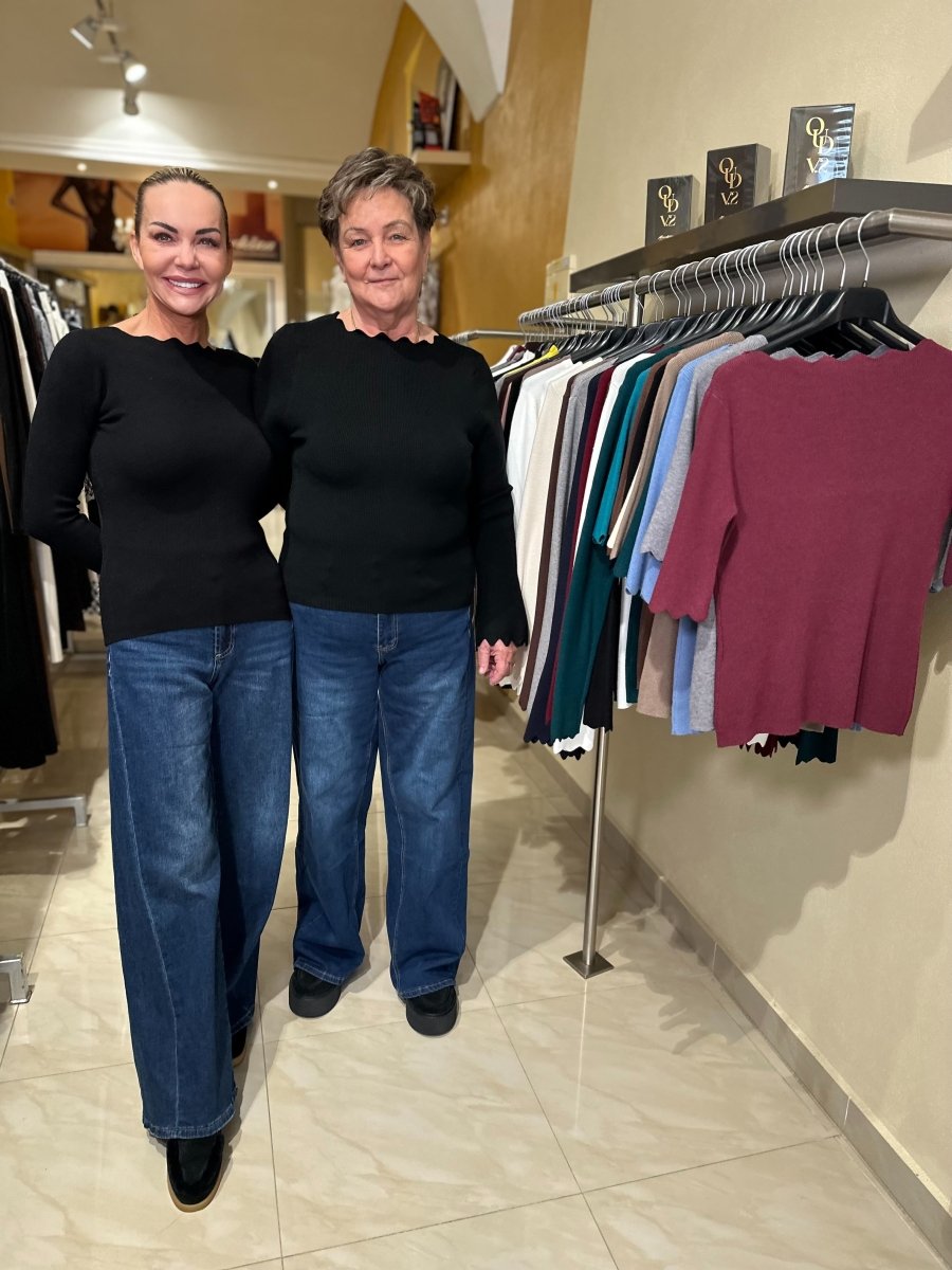 Svetrík oblúčik dlhý rukáv - Markiza Moda Italiana