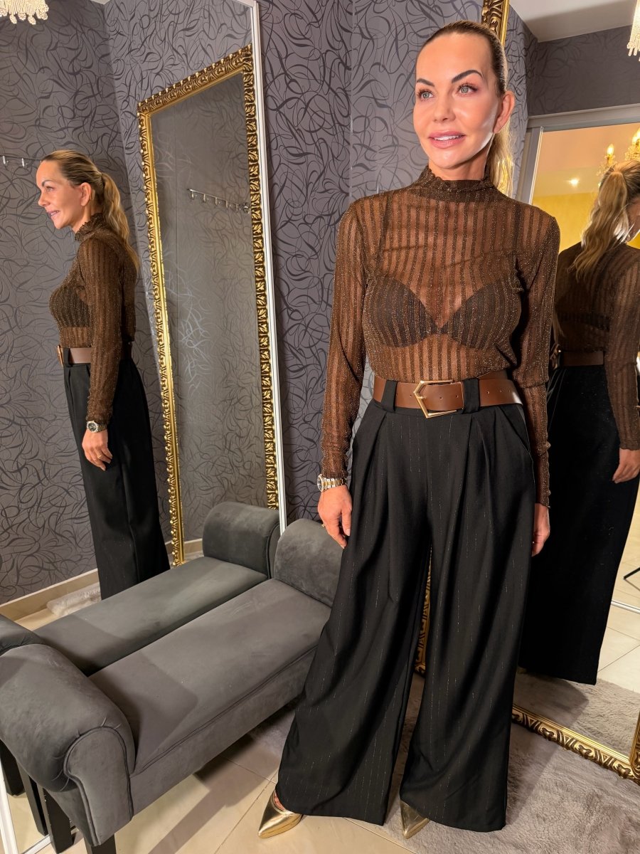Top s dlhým rukávom Lurex - Markiza Moda Italiana