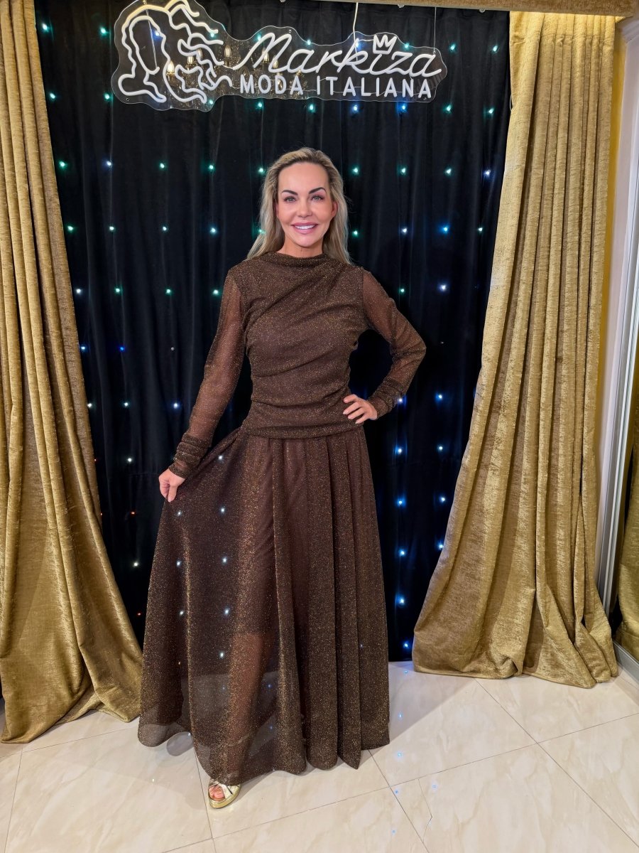 Top s dlhým rukávom Oro - Markiza Moda Italiana