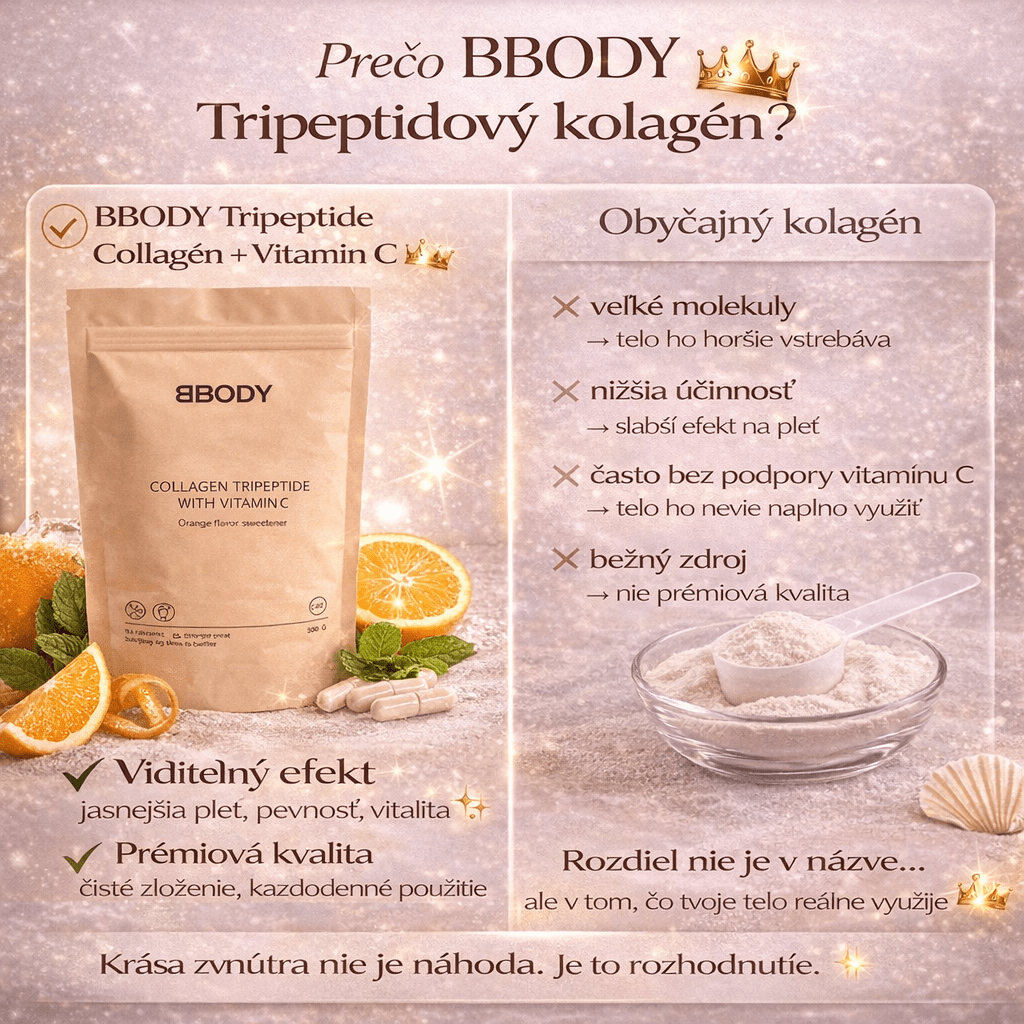 TRIPEPTIDOVÝ KOLAGÉN S VITAMÍNOM C - BBODY - Markiza Moda Italiana