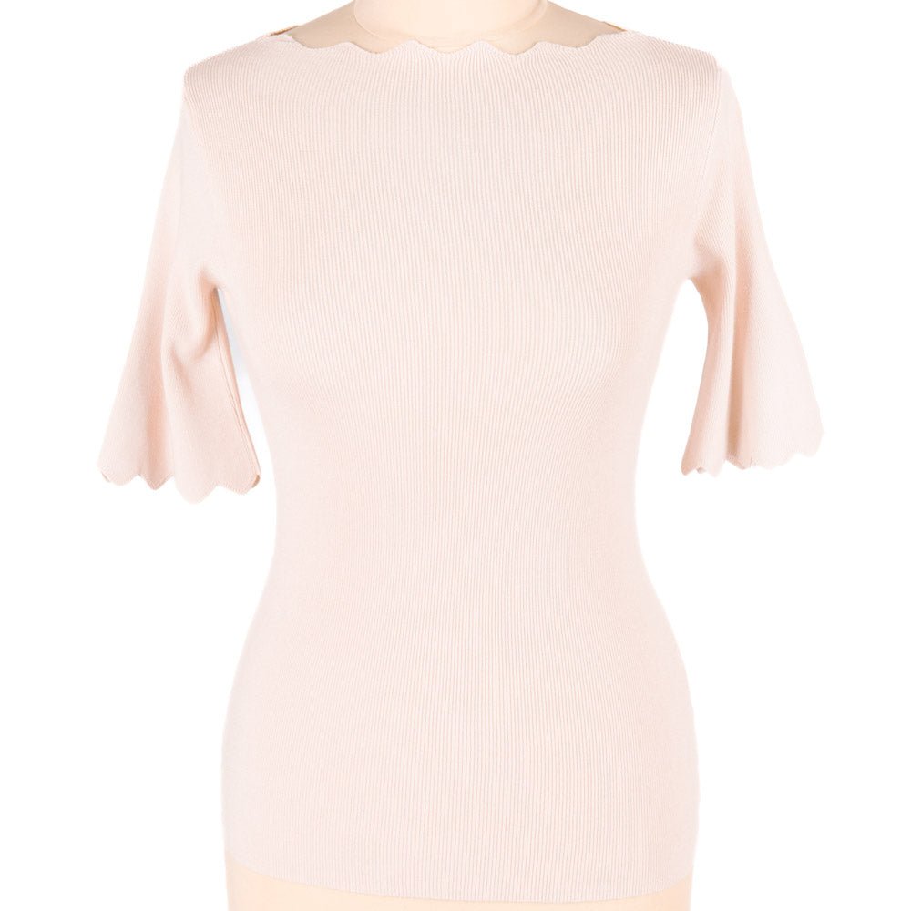 Svetrík oblúčik krátky rukáv - Markiza Moda Italiana