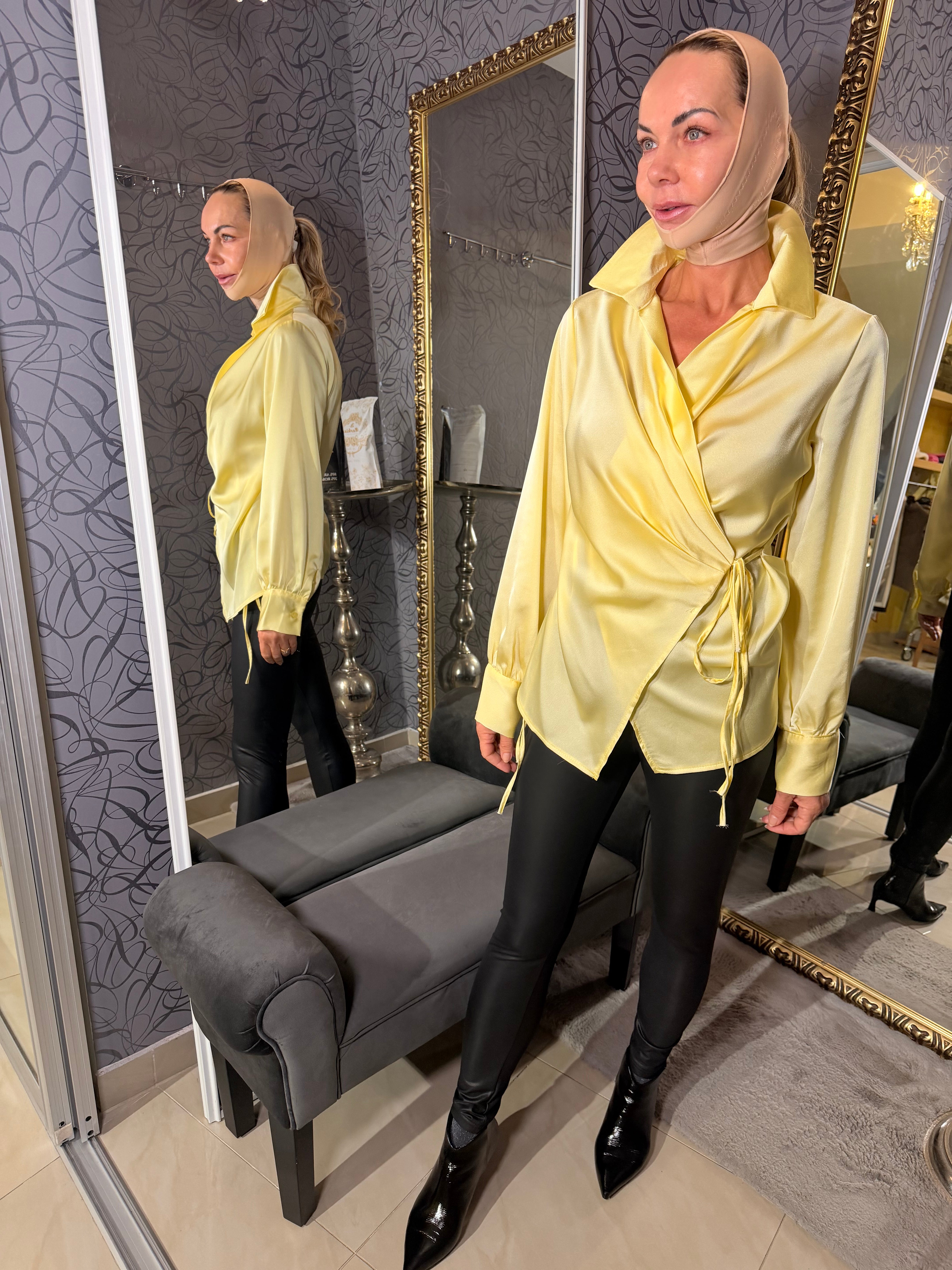 Blúzka zaväzovacia