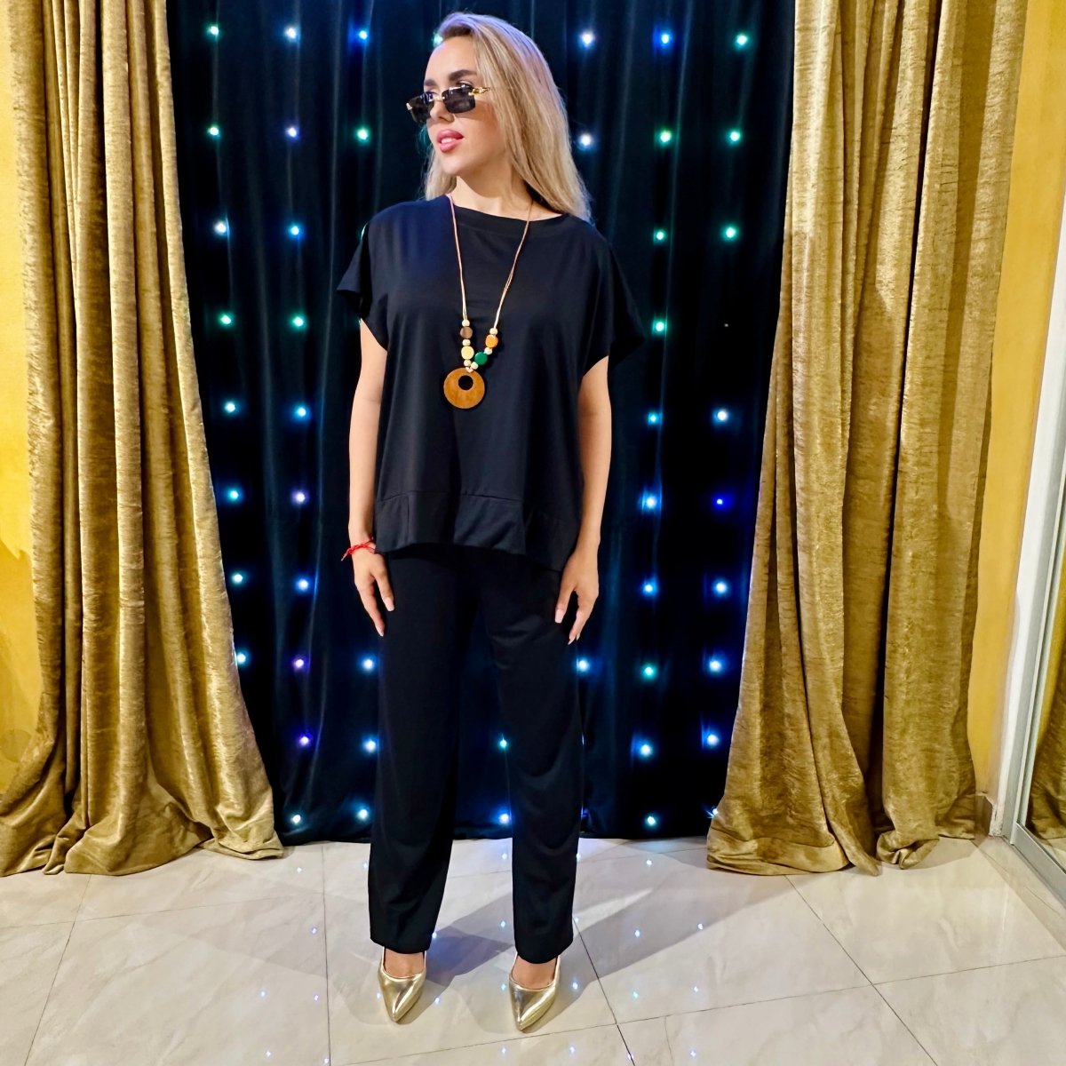 Blúzka Capri s náhrdelníkom - Markiza Moda Italiana