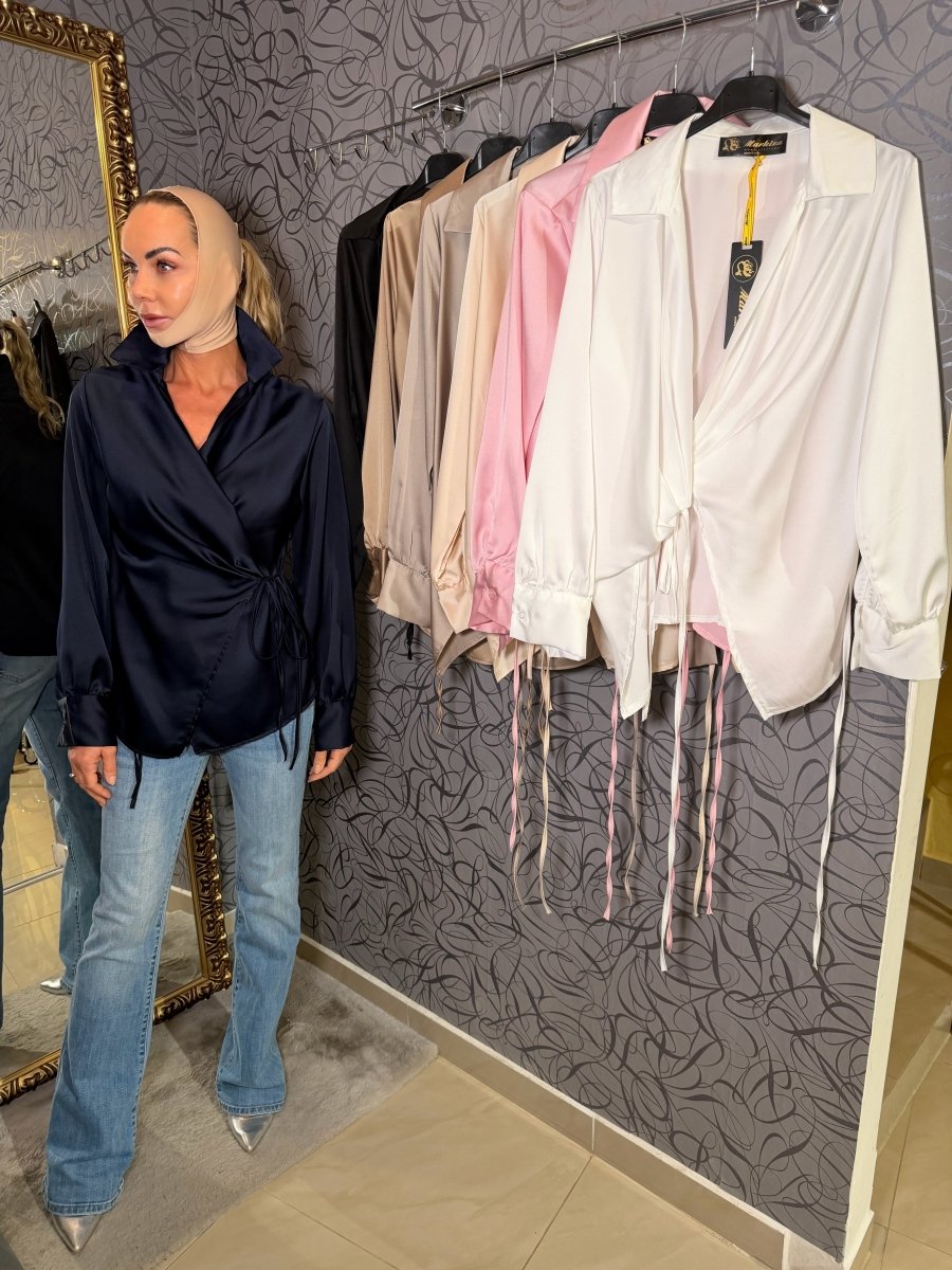 Blúzka zaväzovacia - Markiza Moda Italiana