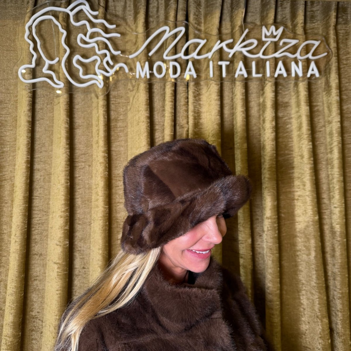 Klobúčik kožušinový - Markiza Moda Italiana