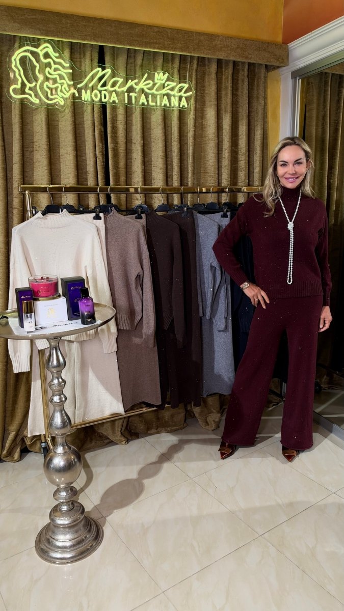 Komplet Diamante + náhrdelník perla - Markiza Moda Italiana