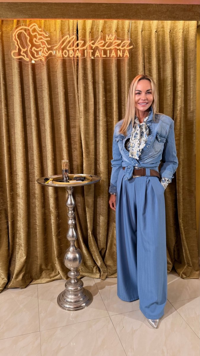 Košeľa riflová - Markiza Moda Italiana