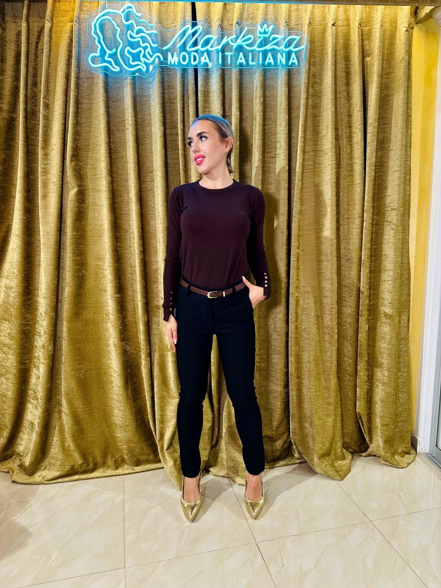 Nohavice Black - Markiza Moda Italiana