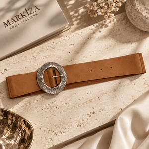 Opasok so striebornou prackou - Markiza Moda Italiana