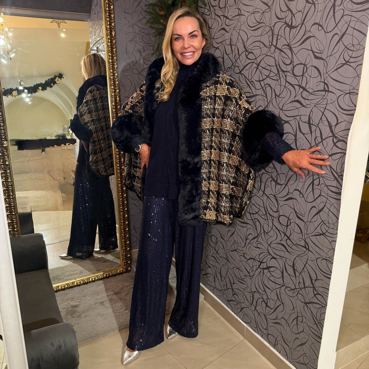 Pončo Klaudia - Markiza Moda Italiana