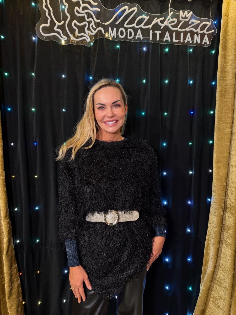 Pončo Nero - Markiza Moda Italiana