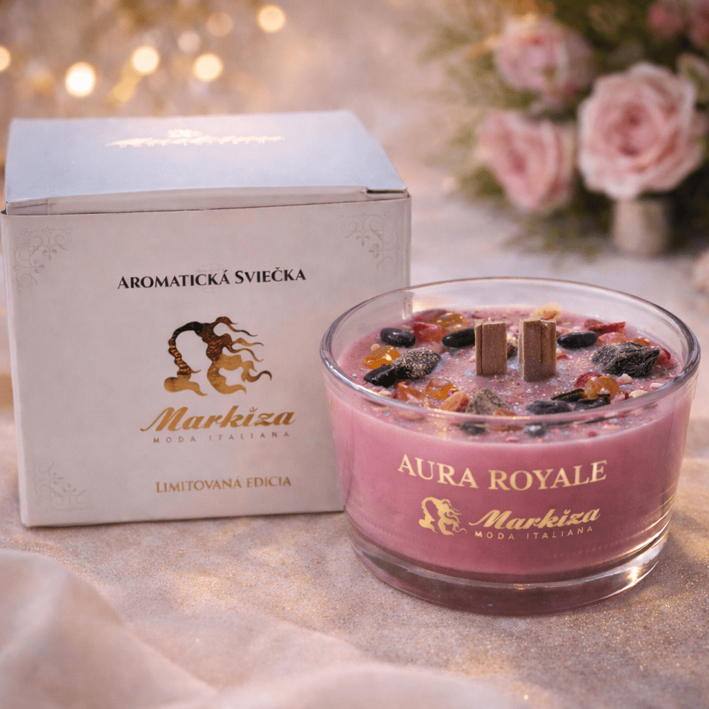 Predpredaj: Sviečka Aura Royale - Markiza Moda Italiana
