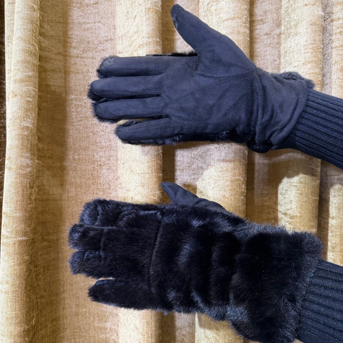 Rukavice kožušinové - Markiza Moda Italiana