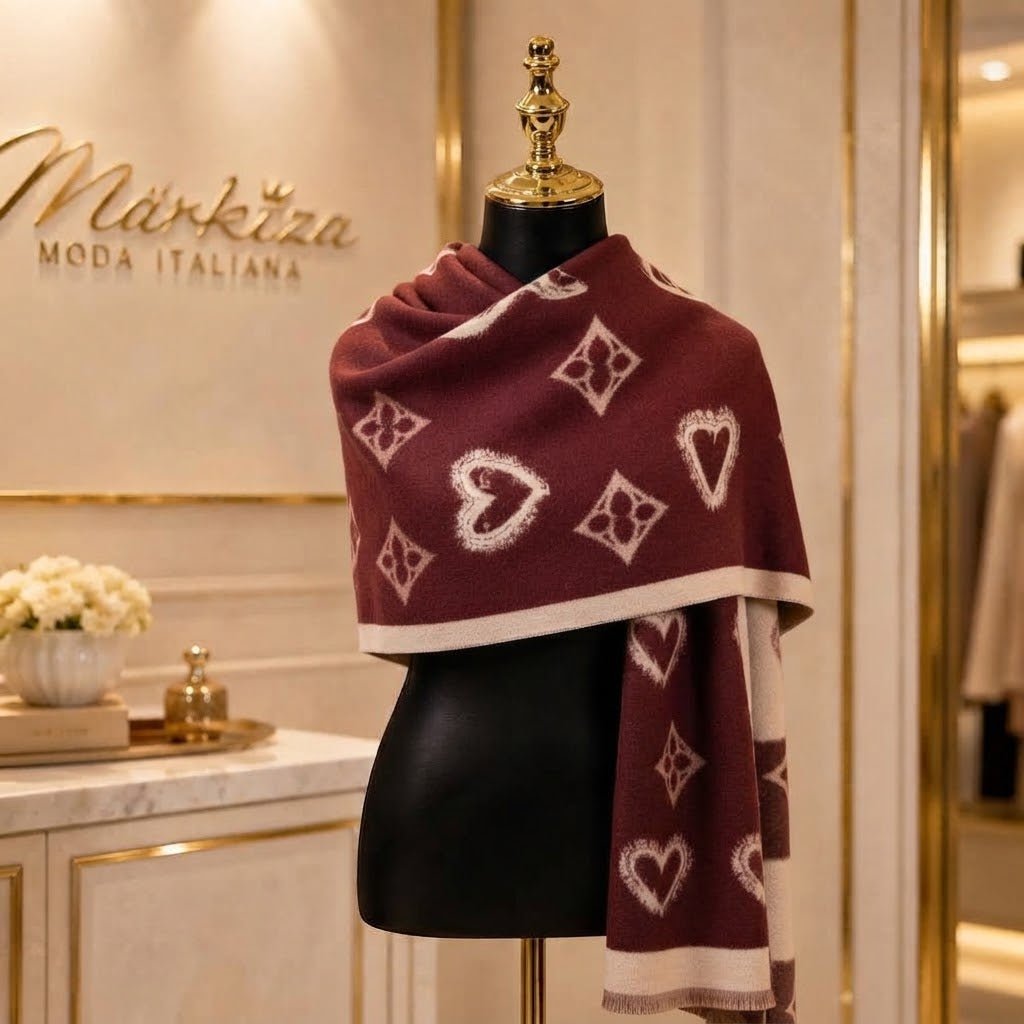 Šál Hearts - Markiza Moda Italiana
