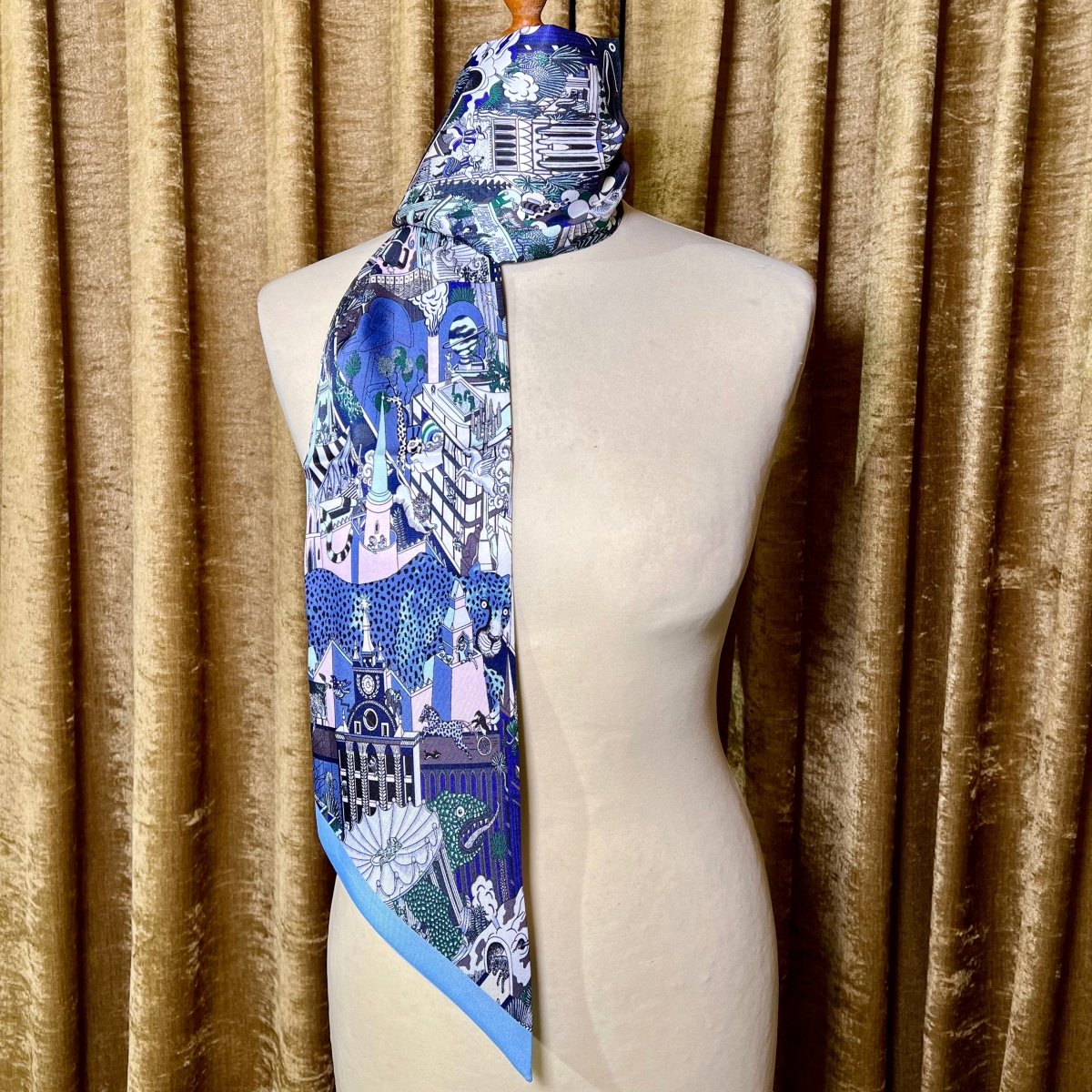 Šatka Blue - Markiza Moda Italiana