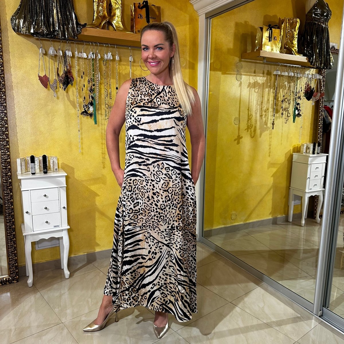Šaty Leopard - Markiza Moda Italiana