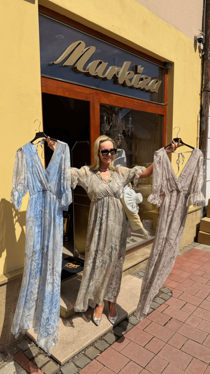 Šaty Lukrécia + Okuliare Palermo - Markiza Moda Italiana