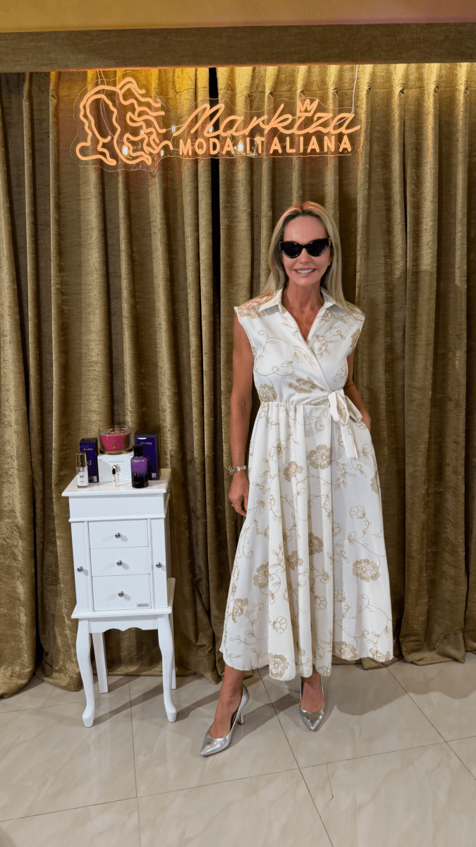 Šaty Madam + Okuliare Italy - Markiza Moda Italiana